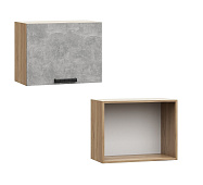 Шкаф верхний ШВГ 460*600 Кухня Орлеан (Кантри белый)
