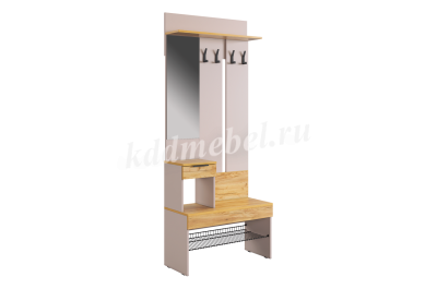 Прихожая Баско (Кашемир/Дуб крафт золотой)