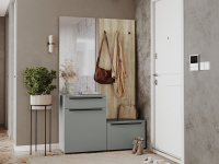 прихожая Люмьер_дуб сонома_шиншилла серая_композиция 8 (1)