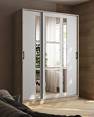 Шкаф-купе Стиль-2 1600 (Дуб крафт серый/Камень серый) 