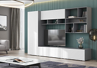 Гостиная Айвори (Графит/Белый)