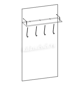 Вешалка Италия 800 (Дуб сонома)