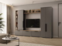 Гостиная МС Селеста Графит_Дуб вотан