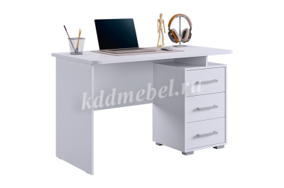 Стол компьютерный Лайт-2 1200 (Белый)