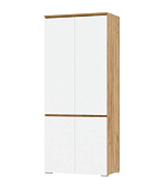 Шкаф Гретта 4С (Дуб крафт золотой/Белый)