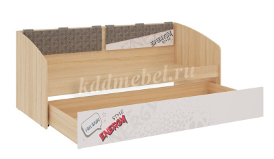 Кровать Энерджи (Дуб сонома/Белый)