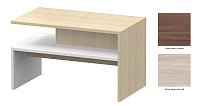 Стол журнальный СЖ-3 (Ясень шимо темный/Ясень шимо светлый)