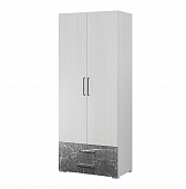 Шкаф 2-х створчатый Теана (Ясень анкор светлый/Мрамор дарк)