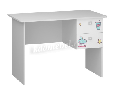 Стол письменный Смарти (Белый/Единорожки)