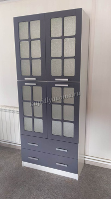 Буфет Нарус №8 (Белый/Графит Софт мат)