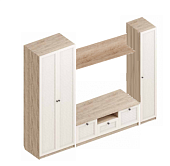 Гостиная Филадельфия вариант №1 (Дуб баррик/Бежевый)