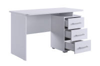 Стол 1200 Лайт 2 Белый ящики открыты