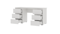 Хелен_письменный стол с ящиками_белый_откр