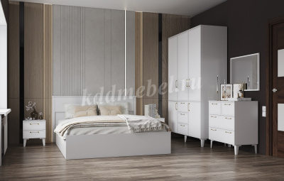 Кровать Толедо 1.4 с настилом (Белый)