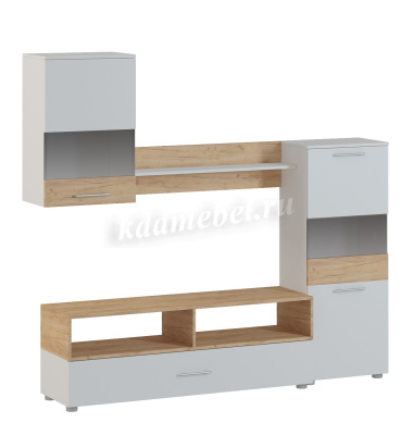 Гостиная Оскар 1 (БелыйДуб золотой)