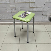 Табурет квадратный Пенёк-224 крепкий, разборный (Оливковый)