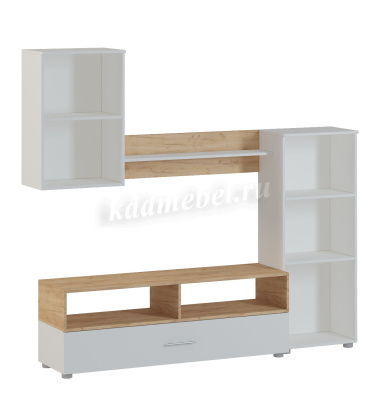 Гостиная Оскар 1 (БелыйДуб золотой)