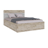 Кровать Вегас 1.4 (Дуб крафт серый/Цемент)