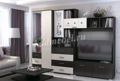 Тумба ТВ Яна (Венге/Дуб белфорт)