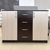 Комод КМ-02 Р (Венге/Дуб атланта)