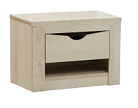 Тумба прикроватная Лючия 33.12 (Бетон пайн белый/Венге)