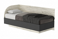 Кровать-софа Соната КРС-900 с подъемным механизмом (Дуб крафт белый/Антрацит)