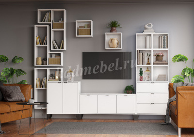 Шкаф ГШ-2 Гира (Белый)