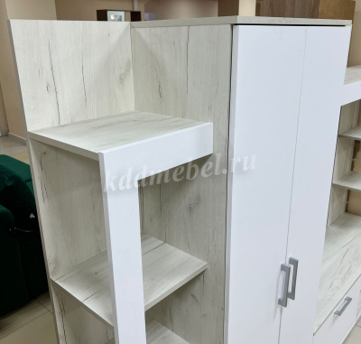 Гостиная Невада (Крафт белый/Софт Вайт)