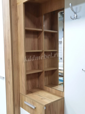 Прихожая Алекс (Дуб крафт золотой/Белое дерево)