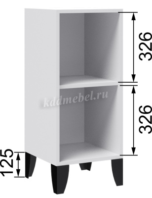 Шкаф ГШ-1 Гира (Белый)
