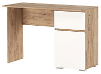 Стол письменный Гретта 1С1Я (Дуб крафт золотой/Белый)
